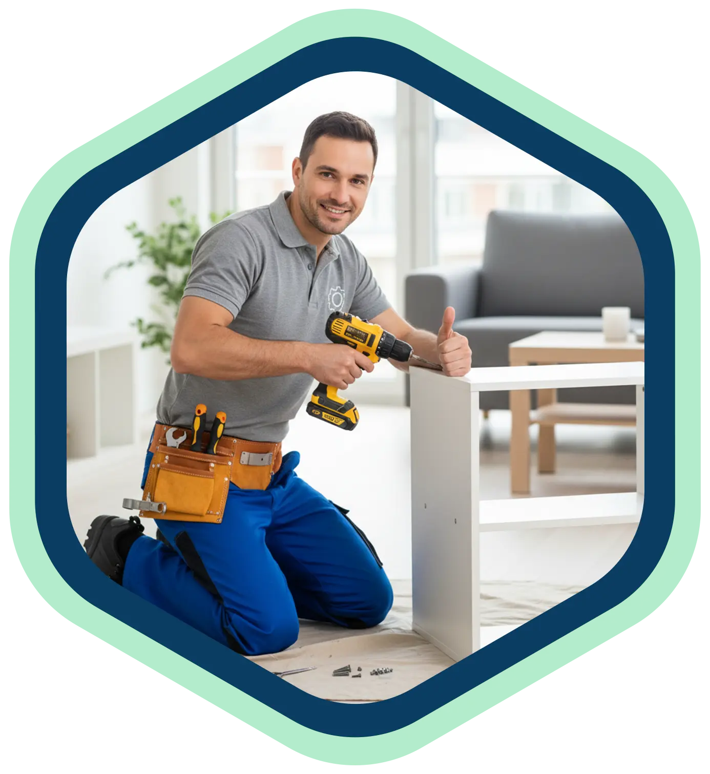 Home service professional ready to help